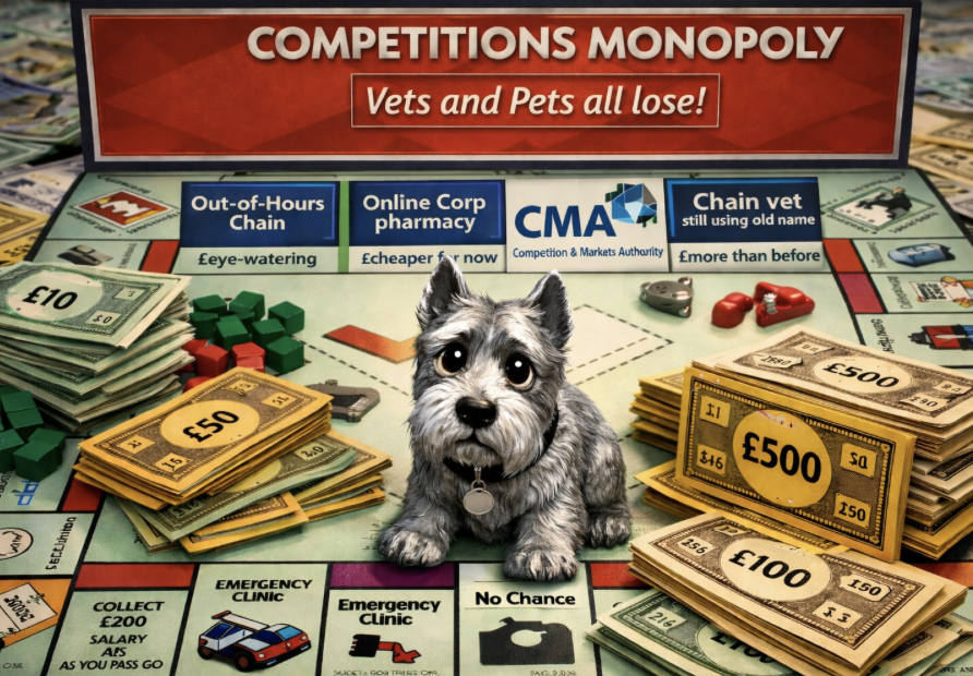 Vets and Pets All Lose in a Game of Monopoly